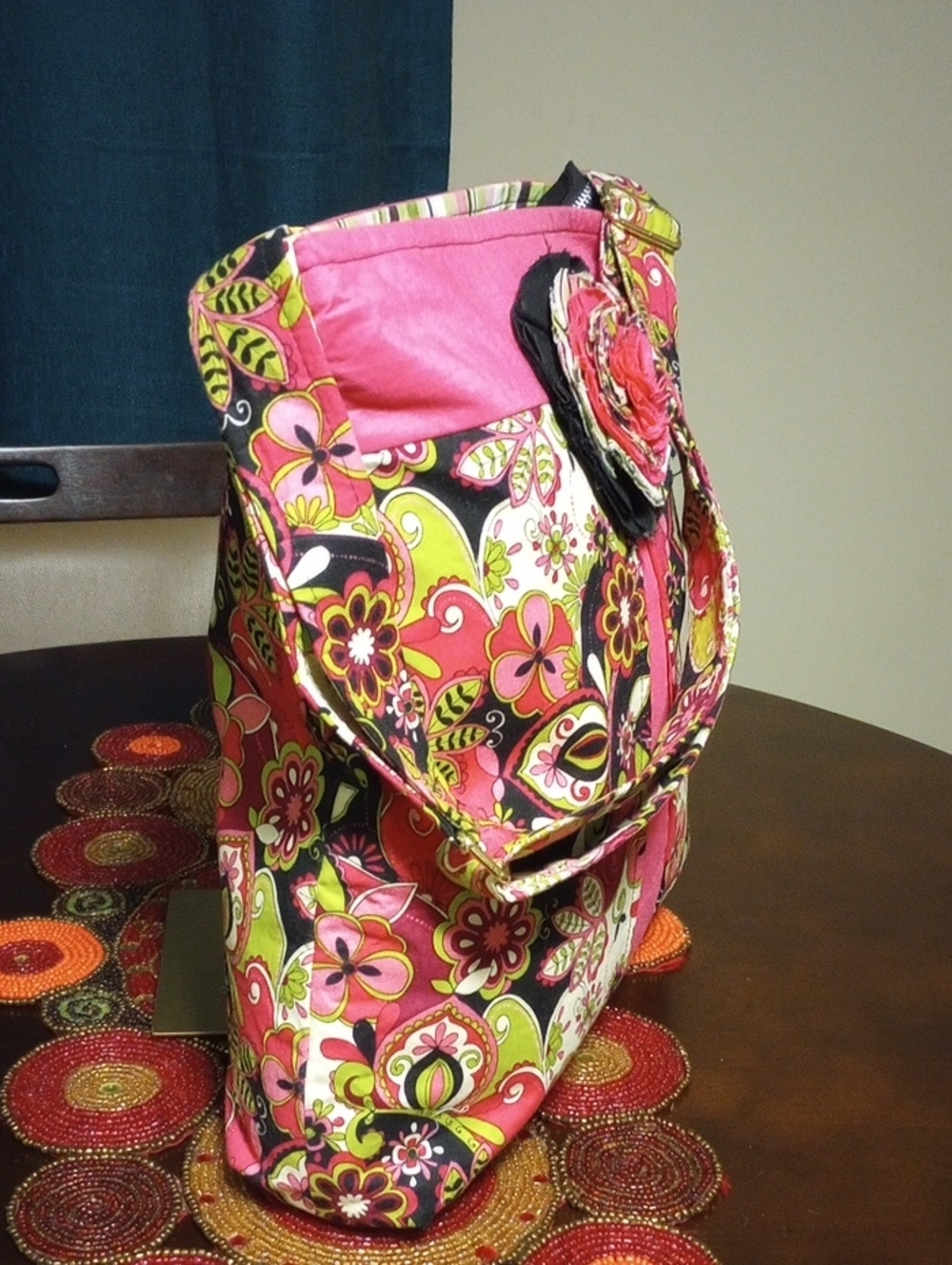🧨New Floral Messenger Bag Pink Multi - Picture 12 of 16